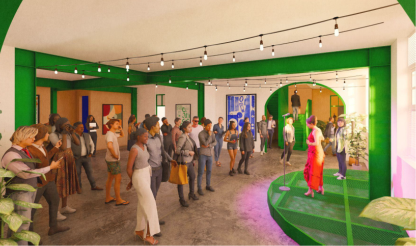 Artist Impression of event/performance area at 52-56 Kampong Java Road. Photo Credit: 19SixtyFive Pte Ltd and Turner Wor